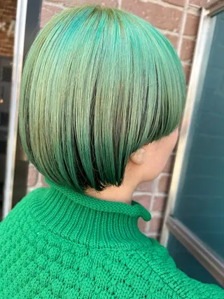 ショート カラー 久木原 ゆりのヘアスタイル