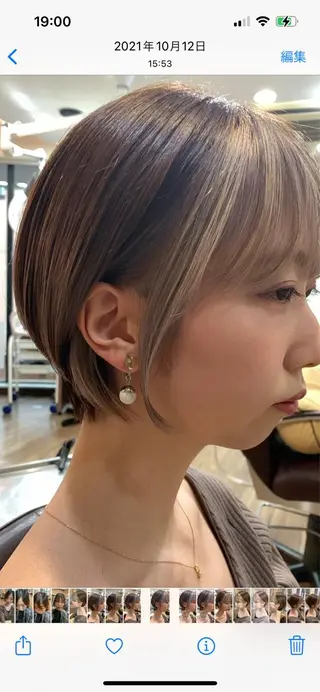 ショート お気軽にどうぞ ✩☪︎⋆｡IZUMIのヘアスタイル