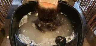 ミディアム カラー 髪の病院  ルーミールームのヘアスタイル