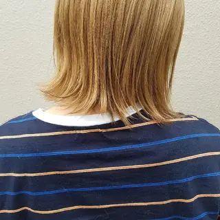 カラー 🙃 透明感カラー/ボブのヘアスタイル