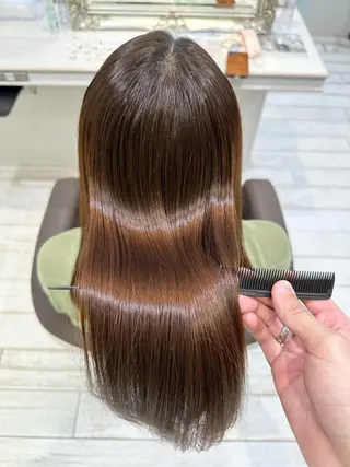 ロング 縮毛矯正専門 金井佳祐のヘアスタイル