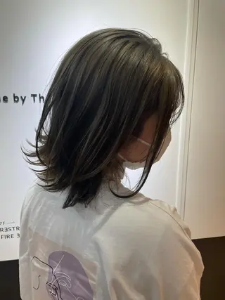 ミディアム 片山美穂 心斎橋・なんばのヘアスタイル