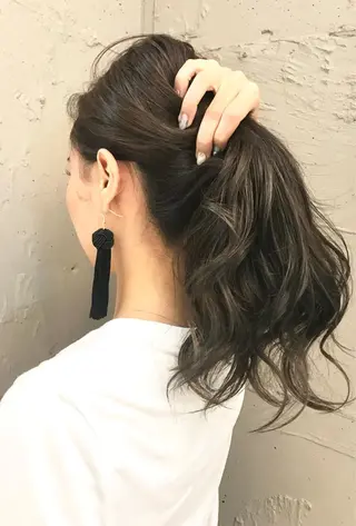 ロング 縮毛矯正 髪質改善寺坂雄飛💐のヘアスタイル