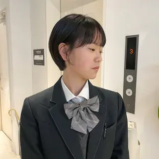 ショート かわい りほのヘアスタイル