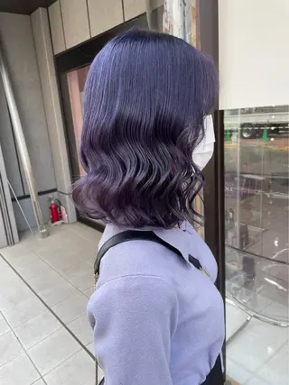 ミディアム カラー 【毎朝セット3分】 メンズパーマ　真人のヘアスタイル