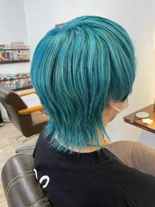 ショート ウルフカット/ボブ りなのヘアスタイル