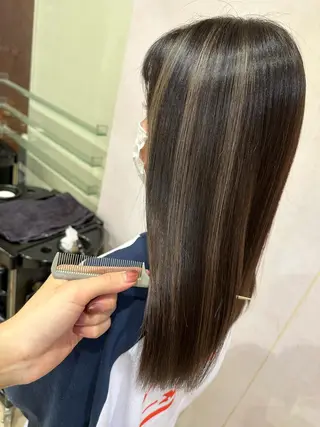 ロング カラー リュウタ ダイキのヘアスタイル