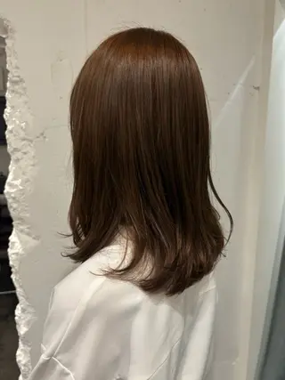 カラー 聖羅/ワンホンヘア /艶カラーのヘアスタイル