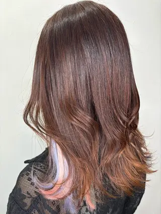 ミディアム エクステ＊美髪サロン KR2S河内長野店長のヘアスタイル