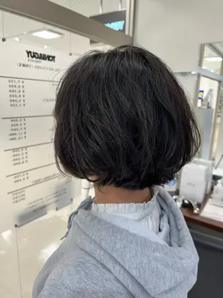 ショート パーマ 小野 達己のヘアスタイル