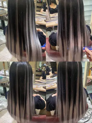 ロング カラー 佐伯 りょうのヘアスタイル