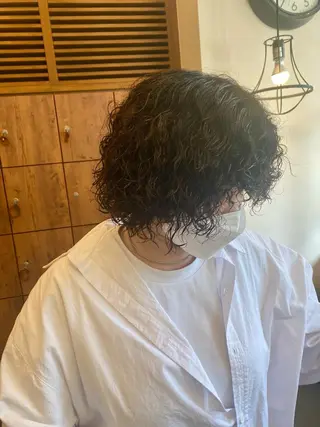 ショート パーマ BELLA阿部野 TOMOMIのヘアスタイル