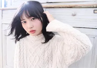 ミディアム カラー パーマ ooit 【オーイット】のヘアスタイル