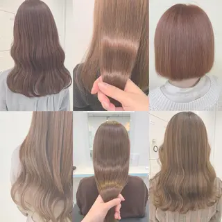 ロング カラー ヘアアレンジ ayaka 🍨のマツエク・マツパデザイン