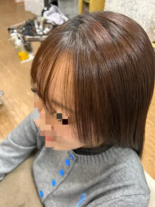 ロング 神谷 千明のヘアスタイル
