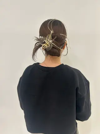 ヘアアレンジ GO TODAY SHAiR SALON新宿 Aura店所属・hair set 髪質改善のヘアスタイル