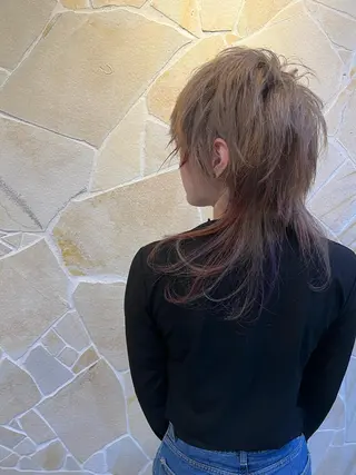 セミロング カラー and Art おのでらじんのヘアスタイル