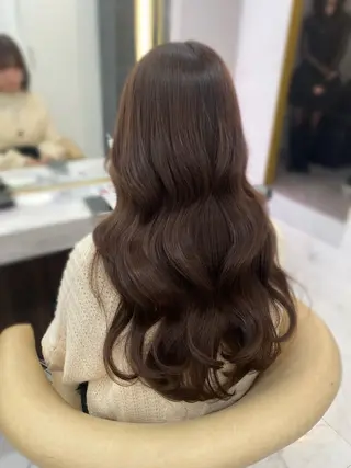 ロング カラー 古川 美羽のヘアスタイル