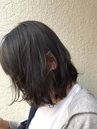 ミディアム 小川 舜人のヘアスタイル
