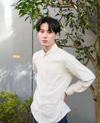 ショート メンズ 宮崎 恵多のヘアスタイル
