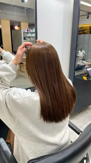 ロング カラー fifth 阿部楓のヘアスタイル
