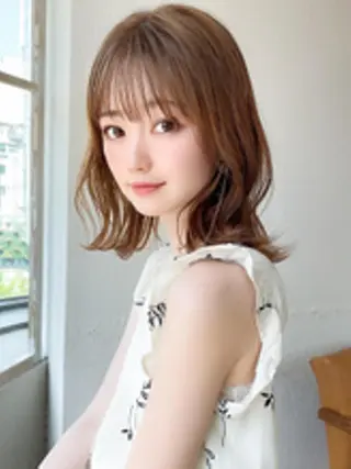ミディアム 髪質改善🇰🇷 店長🇰🇷keiのヘアスタイル
