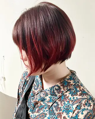 ショート fumikaブリーチ /デザインのヘアスタイル