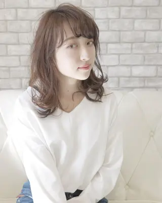ミディアム カラー 柳澤 興輝のヘアスタイル