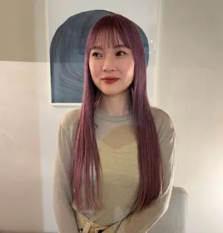 ロング カラー yoshihama sumireのヘアスタイル