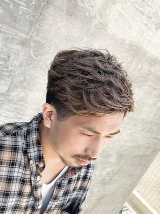 カラー メンズ パーマPrivate SalonNoa名駅のヘアスタイル