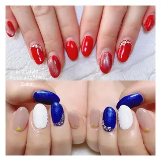 ミディアム ネイル 👑enen style👑のネイルデザイン