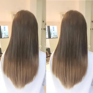 ロング パーマ 石川 奈緒子のヘアスタイル