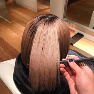 ショート カラー 🥀似合わせ🥀 柔らかカラー・タイトのヘアスタイル