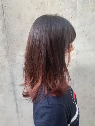 カラー パーマ ヘアアレンジ 加藤 綾華のヘアスタイル