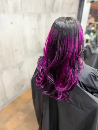 ロング カラー 🏆美髪矯正/ハイト ーン🪽erinaのヘアスタイル