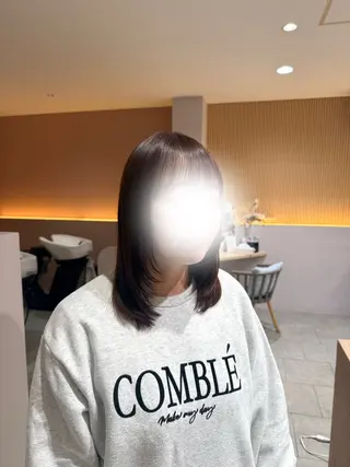 ミディアム RosierBlue 工藤のヘアスタイル