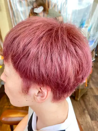 ショート カラー パーマ ヘアアレンジ メンズ キッズ ネイル マツエク・マツパ 🌈髪質改善・美髪矯 正・平野瀬乃🌈のヘアスタイル