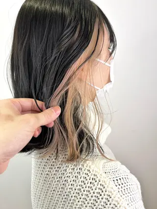 ミディアム カラー 【美髪を叶える】中谷 彰宏（アキ)のヘアスタイル