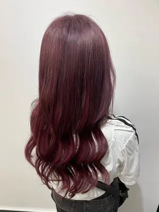 ロング 𝙃𝘼𝙍𝙐🎀 韓国×エクステのヘアスタイル