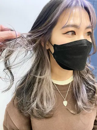 セミロング 西尾 隆介のヘアスタイル