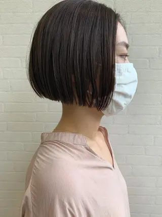 ショート カラー 立川 奈那子のヘアスタイル