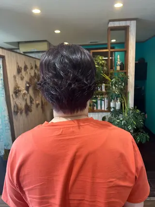 ショート カラー パーマ 早坂 さくらのヘアスタイル