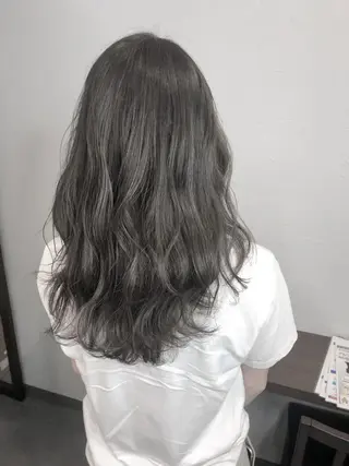 ロング 髪質改善、縮毛矯正 酸性縮毛矯正のヘアスタイル