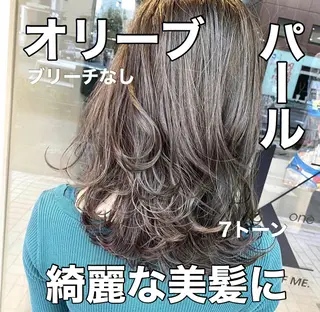 カラー ブリーチなしで 全国から予約殺到♡のヘアスタイル