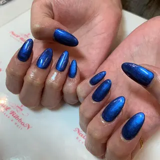 ネイル ネイルリボン 受付スタッフのネイルデザイン