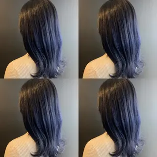 ミディアム カラー ✨縮毛矯正✖︎顔周り レイヤー✨ナカムラのヘアスタイル