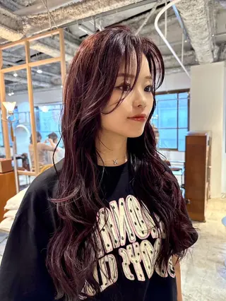 ロング カラー ヘアアレンジ 【🌈ボブ/縮毛矯正 /🌈】motoのヘアスタイル