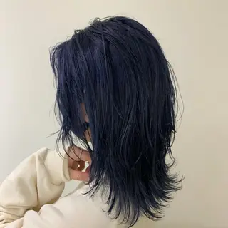 セミロング カラー fit /HONOKAのヘアスタイル