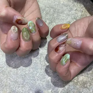 ネイル Nagahama Akariのネイルデザイン