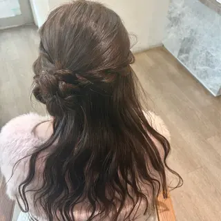 ヘアアレンジ ゆ ののヘアスタイル